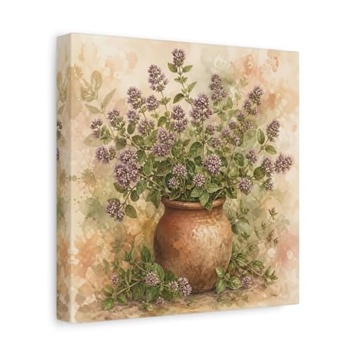 Toile Marjoram Stems In Canvas Print une touche de nature apaisante chez soi