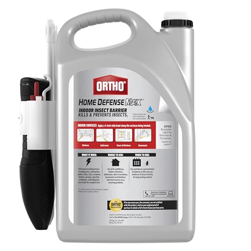 Image of Ortho Home Defense Max Indoor Insect Barrier Bundle | 1 Extended Reach Comfort Wand and 1 Refill, 1 gal., Home Bug Killer Spray, Kills Ants, Roaches and Spiders
