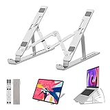 Faltbarer Desigh: Mit seinem innovativen und leichten Design kann der tragbare Laptopständer problemlos verpackt und getragen werden. Der CHEERFUN Laptopständer verwendet ein tragbares faltbares Design. Die Größe des Notebookständers beträgt 24 * 19 cm. Egal, ob Sie im Büro oder auf Geschäftsreise sind, es kann einfach in einen Rucksack oder Koffer gesteckt werden