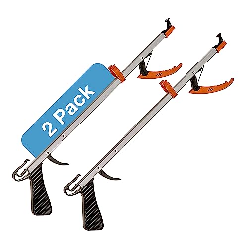 Aide ergonomique de 38,6 cm avec aimant et pince pour ramassage des ordures nomade