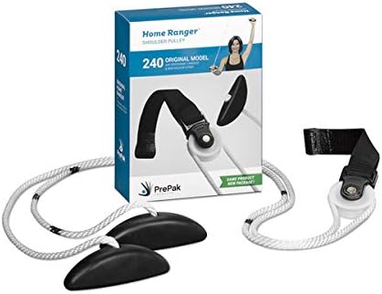 Home Ranger Over-Door Shoulder Pulley System, Model 240, Over The Door Range of Motion Exercise Device with Web Anchor Strap and Ergonomic Handles