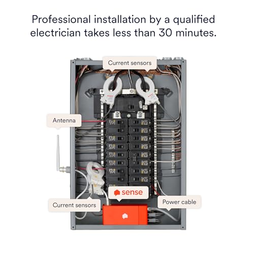 image for Sense Energy Monitor with Solar – Track Electricity Usage and Solar 
