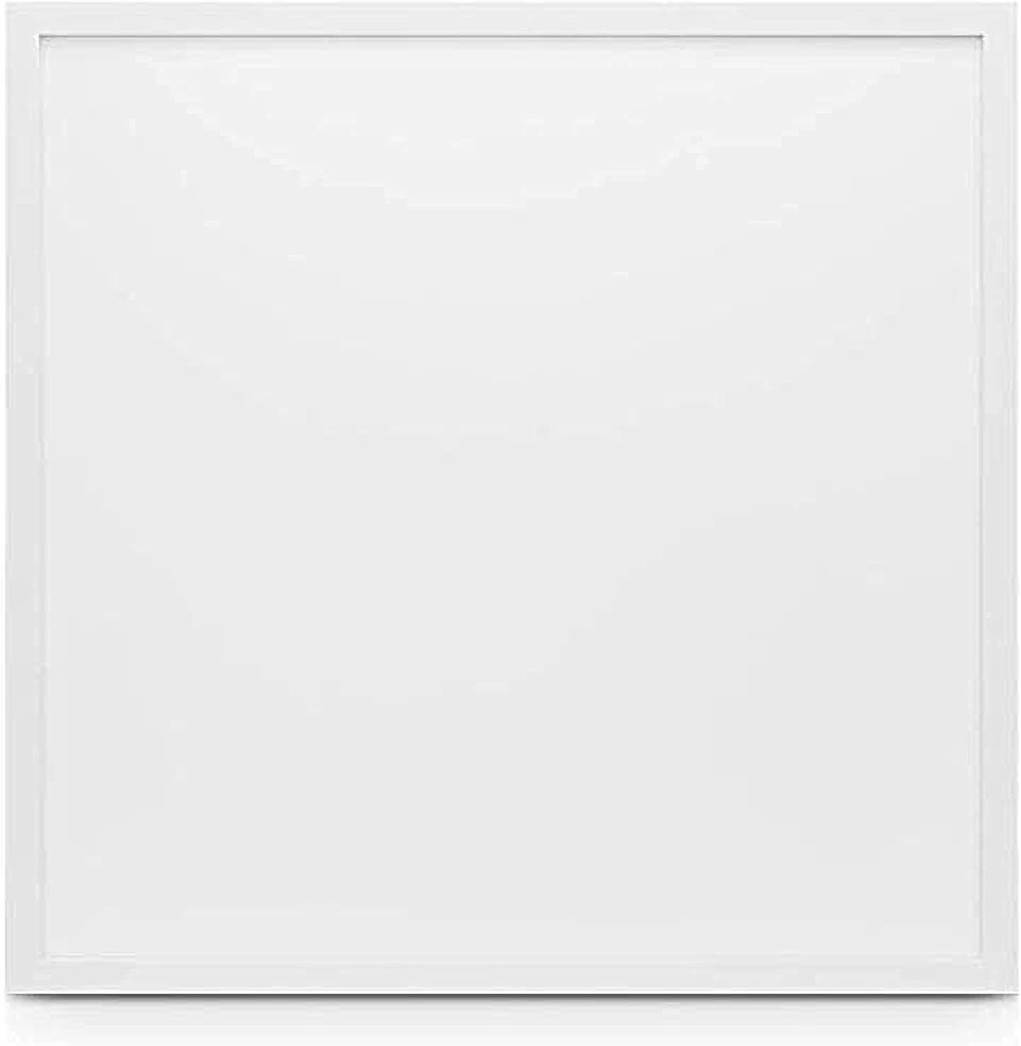 2-pack Panel Light 60 Watt LED Ceiling Light, White, 60 x 60 Square Aluminium LED Flat Panel Lamp for Home Improvement Kitchen Living Room Office Supermarket