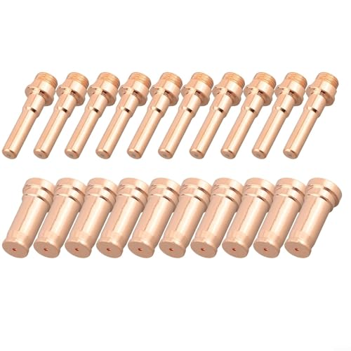 Gdfnmogo 20 electrodos de antorcha de plasma Cp-90 C1368 Plus Tip C1848 1,2 mm 50 a 70a para consumibles de máquina de corte por plasma compatibles con Cebora Cp90 Cp91