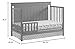 Oxford Baby Lazio 4-in-1 Convertible Crib, Dove Gray, GreenGuard Gold Certified