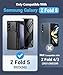 BERFY for Z Fold 5 Case with Privacy Screen Protector, [Anti Spy] Built-in S Pen Holder & Hidden Kickstand & Slide Camera Cover, Full Body Shockproof Slim Phone Case for Samsung Galaxy Z Fold 5, Black