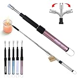 XTENDR ARCS V2 Extendable 2.5 Feet. Arc Extra Long Lighter, Flameless Fireplace Stove Electric Candle Lighter, Long Neck for Pilot Light, Grilling, Firepit, Kitchen, BBQ (Pink)