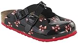 Sostanza: Birko-Flor Birkenstock Dorian Kids Rosso Bow Nero Birko-Flor