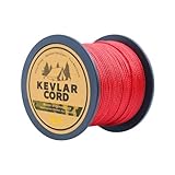 9KM DWLIFE レッド/ブルー ケブラーコード—超強力 軽量 68kg ~ 680kgサイズ100%ケブラー繊維 低伸度 耐摩耗サバイバルロープアウトドアキャンプ,ハンモックリッジライン,アクセサリーコード 一般用途