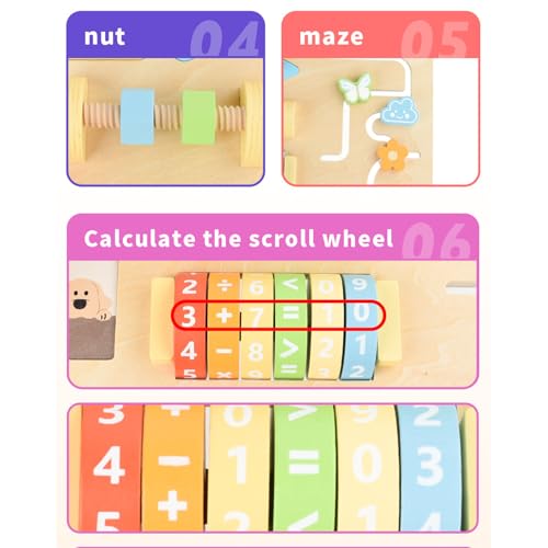 Table d'activité en bois - Jouet éducatif traditionnel de qualité - 7