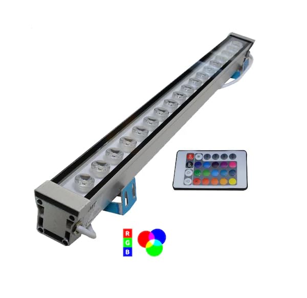WALLWASHER RGB (Kumandalı) LED AYDINLATMA 20-30-35-50-67-100 CM Duvar ve Ağaç Boyama (100)