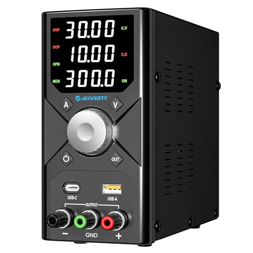 Alimentation de Banc CC variable réglable commutation 0-30V 0-10A mémoire