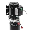 Pompe hydraulique de 10L 220V Agrégat hydraulique 21,5 kg Pompe hydraulique électrique avec réservoir en métal en fer noir Agrégat hydraulique avec grand réservoir d'huile