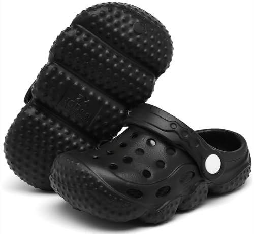 Image of ChayChax Kid's Garden Clogs Cute Slides Sandals Toddlers Beach Pool Shower Shoes with Non-Slip Sole