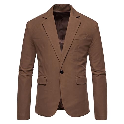 Mens Slim Fit Sport Coat Casual Blazer One Button Business Suit Jacket Stretch Travel Lightweight Suit Jacket2
