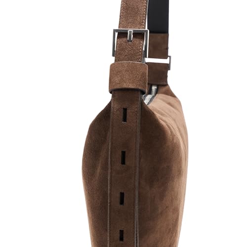 AllSaints Halfmoon Suede Shldr Fango Brown W337XC One Size by AllSaints - Used condition - Image 3