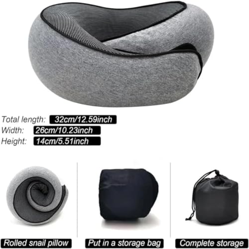 Almofada Pescoço Viagem Scarf Neck 360 Nasa Travesseiro