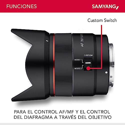 Objetivo Samyang AF 35mm F1.8 para Sony FE: enfoque automático Sony Alpha. - Fernando Cortés