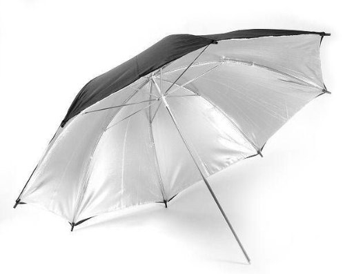 Parapluie Réfléchissant Argenté 110 Cm (43") Pour Studio Photo - Marque Tridax