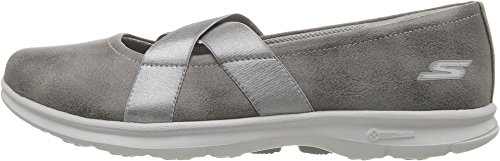 Skechers Skechers Women's GO STEP Dainty Mary Jane Walking Shoe,Charcoal,US 6 M
