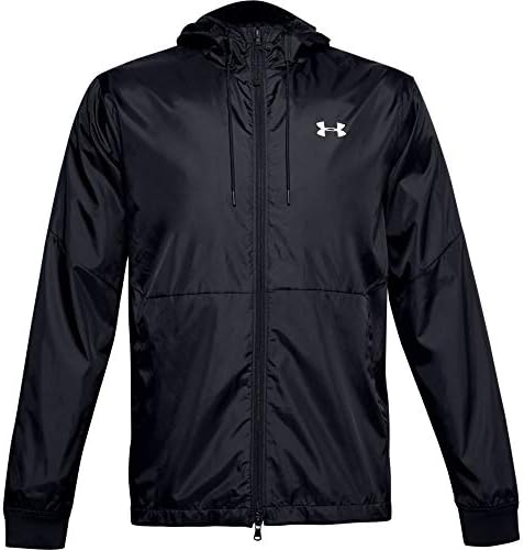 Under Armour Men's Field House Jacket , Black (001)/White , Large