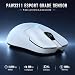 FREEWOLF x A.Jazz AJ159P MC PRO Kabellose Gaming-Maus, Magnetische Ladestation mit TFT-Display, 57g Ultra-Leicht, PAW3311 Sensor, 24000 DPI, BT/2,4G/USB-C, 20 Mio. Klicks, für PC/MAC (Weiß)