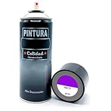 AC - Bote de Pintura en Spray - Fabricado en España - Ideal para cualquier superficie, Madera, Metal, Cartón, Piedra o Cerámica - Capacidad de 400 ML - Color Violeta