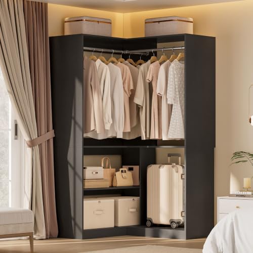 ONBRILL W5 Black Corner Closet