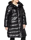 Streetwear & Energy Superdry Womens HIGH Shine Duvet Coat Jacket, Black, M (Herstellergröße:12)