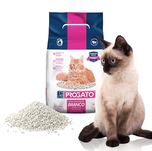 PROGATO Areia Sanitária Progato Branca - 1 8Kg