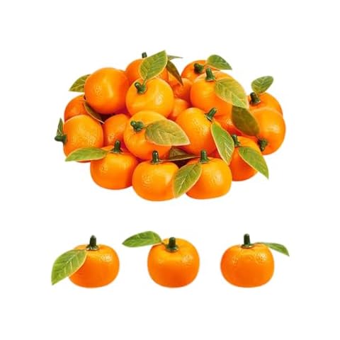 24 Pcs Mini Artificial Oranges for Decoration Cover