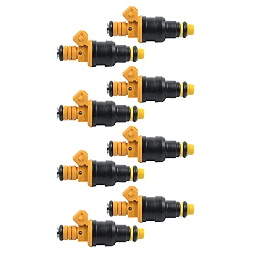 AKWH 0280150943 Set of 8 Fuel Injectors Replacement for Ford Lincoln Mercury 4.6L 5.0L 5.4L 5.8L - F150 F250 F350 E150 E250 E350 Mus-tang Bro-nco 0280150939 0280150909 0280150718