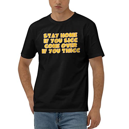 T-shirt drôle pour hommes Stay Home cadeau original et plein d'humour pour un ami en taille 2XL