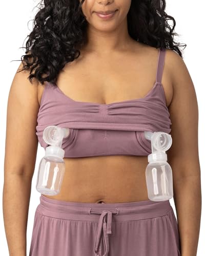 Image of Kindred Bravely Sublime Sleep Pumping Bra Hands Free, Adjustable Pumping & Nursing Bra with EasyClip for All Breast Pumps