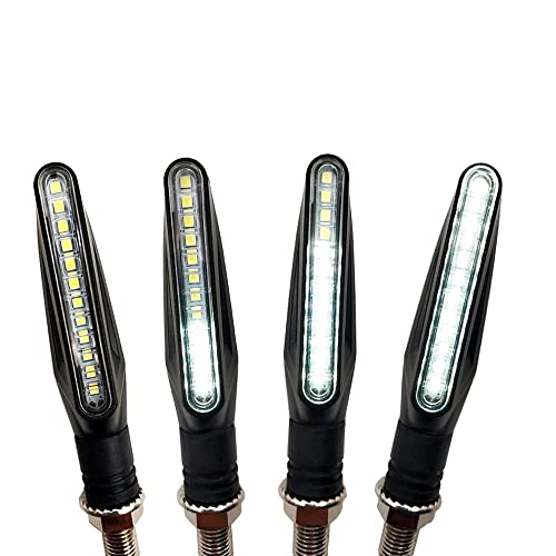 Clignotant pour Moto Feu Signalisation d'Eau qui Coule Séquentiel Haute Luminosité