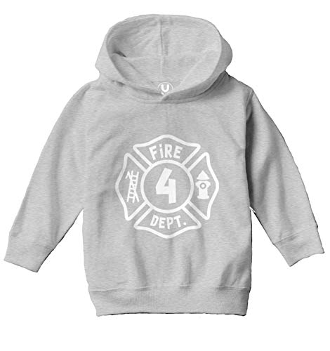 Haase Unlimited Firefighter - Fourth Birthday 4 Toddler/Youth Fleece Hoodie