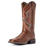 ARIAT BMVY9 Womens Rockdale Western Boot Naturally Distressed Brown 8