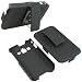 BW Hard Cover Combo Case Holster for AT&T Samsung Galaxy Rugby Pro i547 -Black