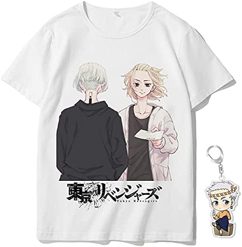 東京リベンジャーズ Tシャツ 子供 大人 アニメ プリント かっこいい 子供服 大人服 春夏 半袖 柔らかい イベント 衣装 誕生日 プレゼント 東京リベンジャーズ グッズ 佐野万次郎 龍宮寺堅 花垣武道 場地圭介 キーホルダー付き C 160 Cafe Du Jardin Com