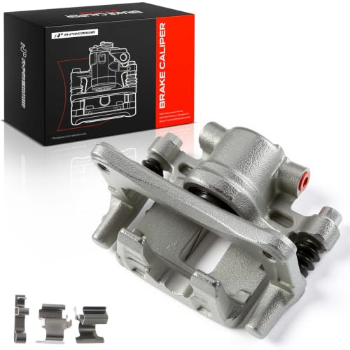 Image of A-Premium Rear Left Driver Disc Brake Caliper with Bracket | Compatible with Chrysler, Dodge, Mitsubishi and Jeep Models - 200, Sebring, Avenger, Compass, Patriot, Lancer, Outlander