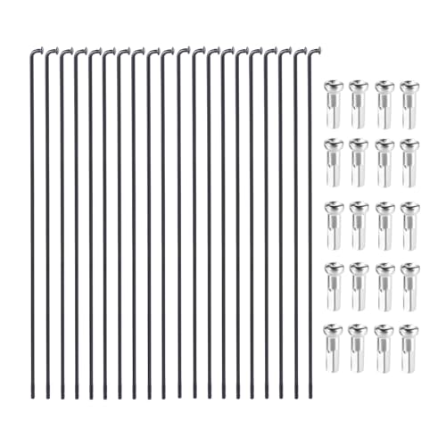Rayons de vélo 14G noirs 186mm rechange universel rayon acier carbone pour VAE VTT route