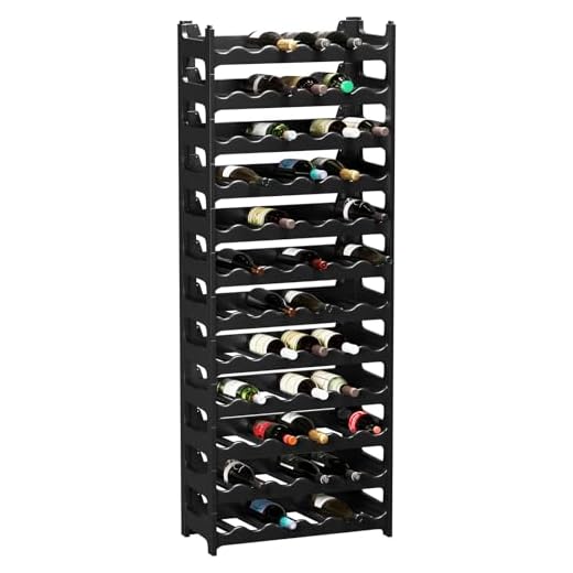 Unimet ARTECSIS Cave à vin modulable, Étagère à Bouteille, Casier à Bouteille, Range Bouteille, Porte Bouteille 72 emplacements