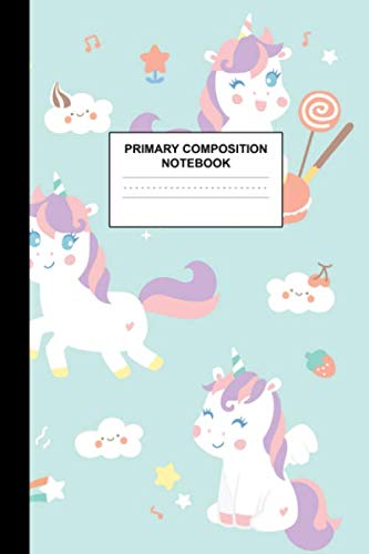 Primary Composition Notebook: Writing Journal for Grades K-2 Handwriting Practice Paper Sheets - Nifty Unicorn School Supplies for Girls, Kids and ... 1st and 2nd Grade Workbook and Activity Book