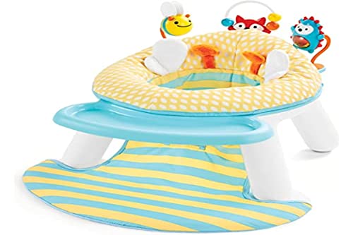 Image of Skip Hop Explore & More Baby Chair: 2-in-1 Sit-Up Floor Seat & Infant Activity Seat, Multi, 21.4x5x6.7 Inch (Pack of 1)