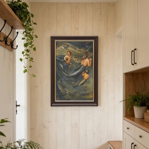 Poster giclée pré-raphaélite sirènes Burne-Jones cadre de décoration murale - 6