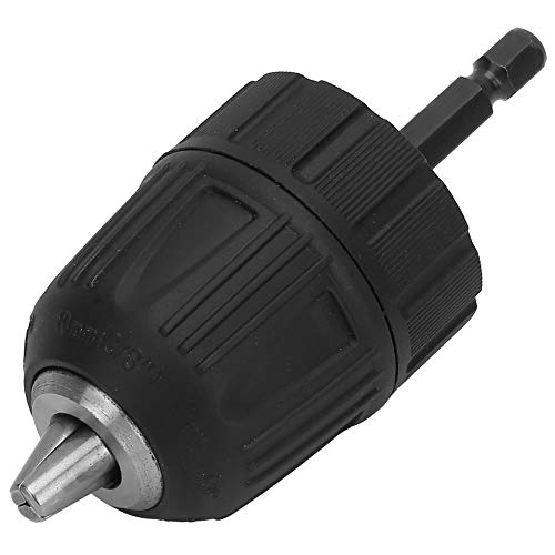 Adattatore Per Mandrino A Cambio Rapido In Acciaio Al Carbonio – Codolo Esagonale 1/4", Senza Chiave, Per Avvitatori E Trapani (60 Mm)