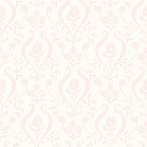 Chesapeake HAS01253 Eloise Light Pink Damask Wallpaper Chesapeake HAS01253 Eloise Light Pink Damask Wallpaper