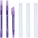 ZXUEZHENG 3Pcs Surgical Tip Markers Skin Marker Pen Tattoo Pen(0.5mm,1mm) with Paper Ruler (2 Single Head ,1 Double Head)