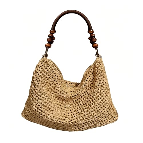 Bolso de verano tejido a mano para mujer miniatura 1