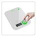 LITTLE BALANCE 8198 Kinetic Flower Bianco, Bilancia da cucina senza batteria, ecologica grazie al pulsante Little Balance, 5 kg, Bianco